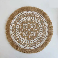 Jute Table Mats (Pack of 6) - waseeh.com