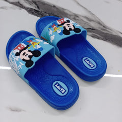 Mickey & Chik Kids Slippers (Blue) - waseeh.com