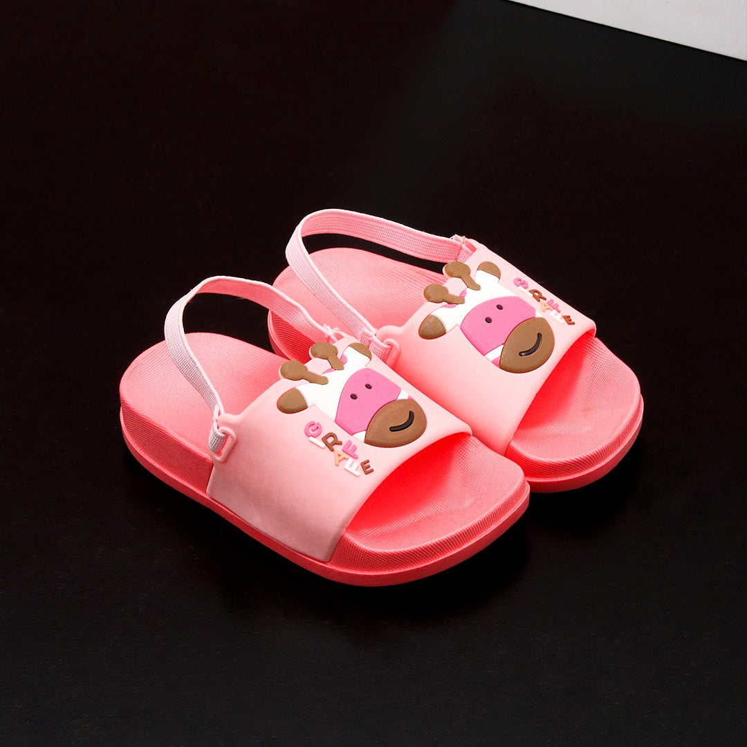 Giraffe Kids Slippers (Pink) - waseeh.com