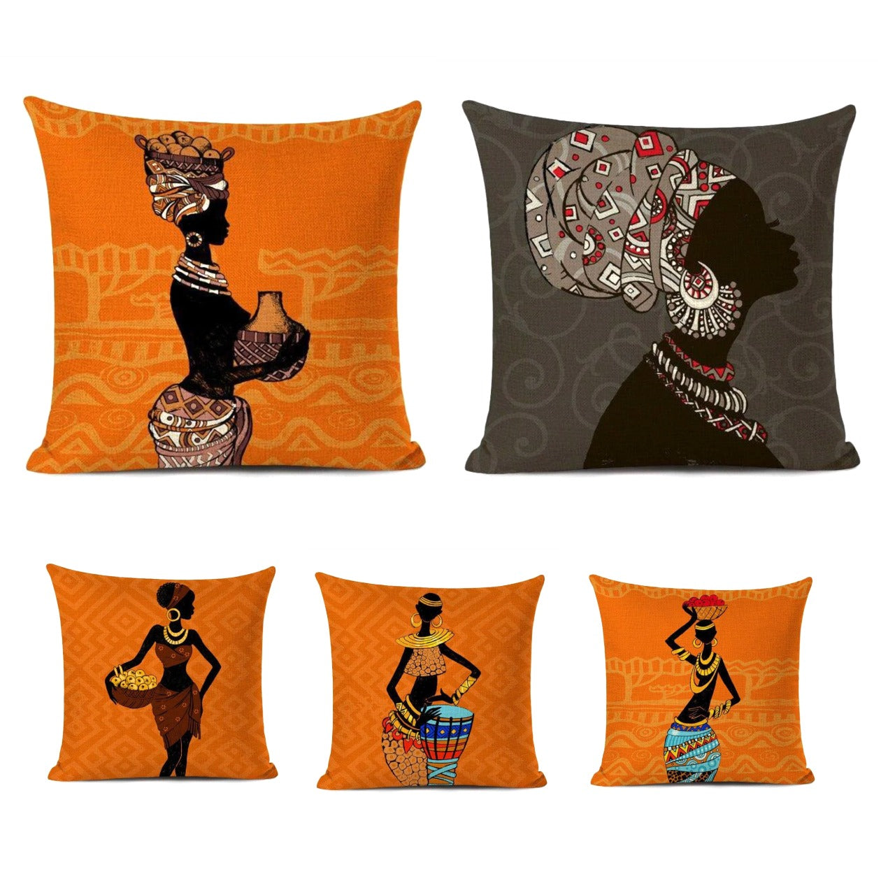 Vakanda Maze Cushion Covers (Pack of 5) - waseeh.com