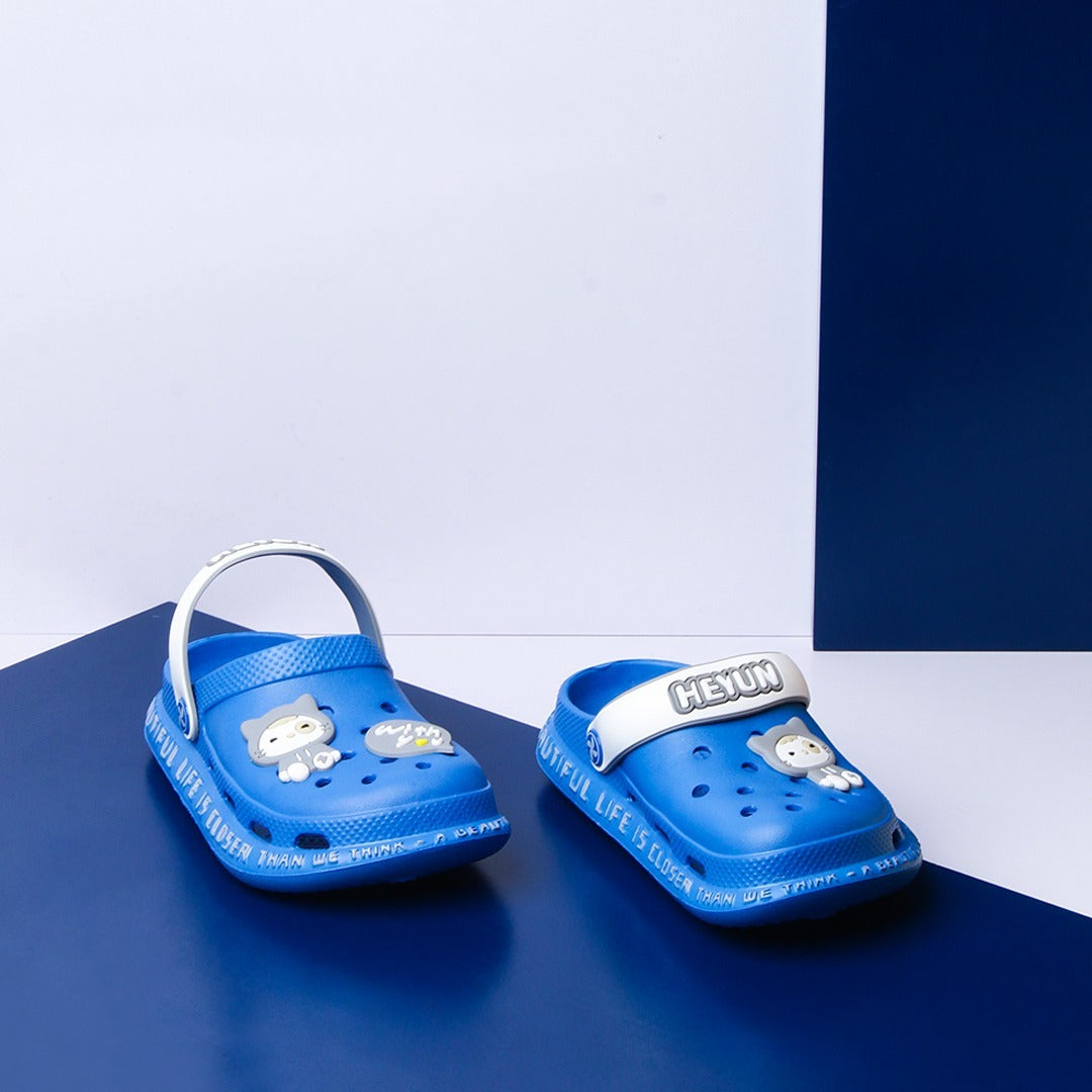 Heyun Kids Slippers (Royal Blue) - waseeh.com