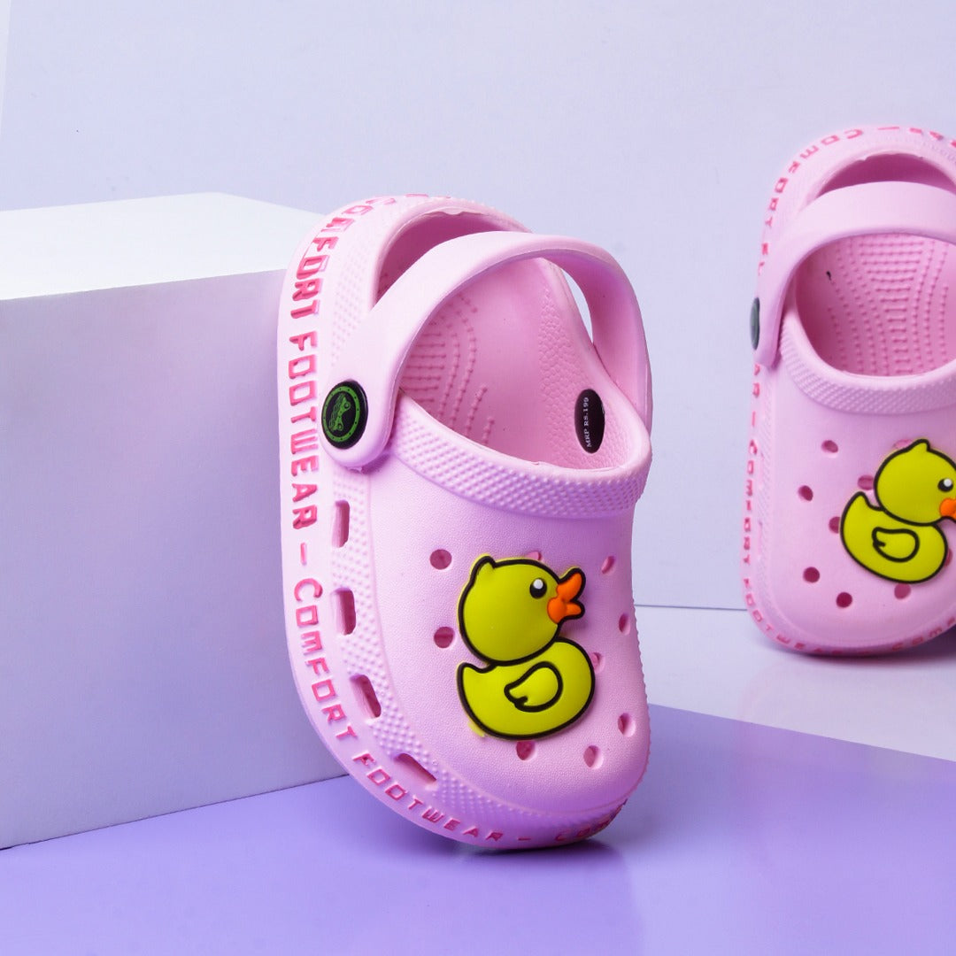 Kids Ducky Slippers (Pink) - waseeh.com