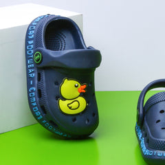 Kids Ducky Slippers (Black) - waseeh.com