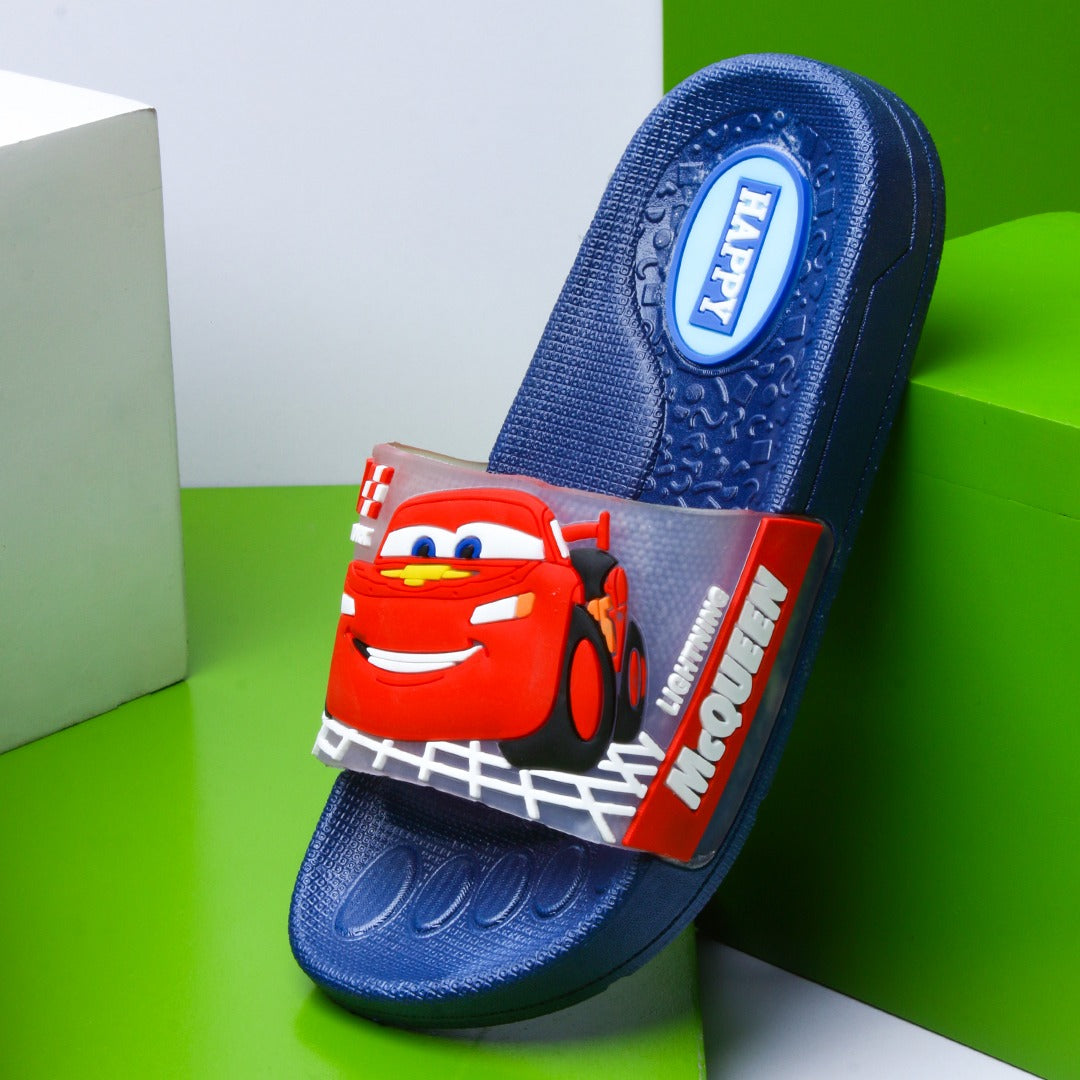 The Cars Kids Slippers (Dark Blue) - waseeh.com