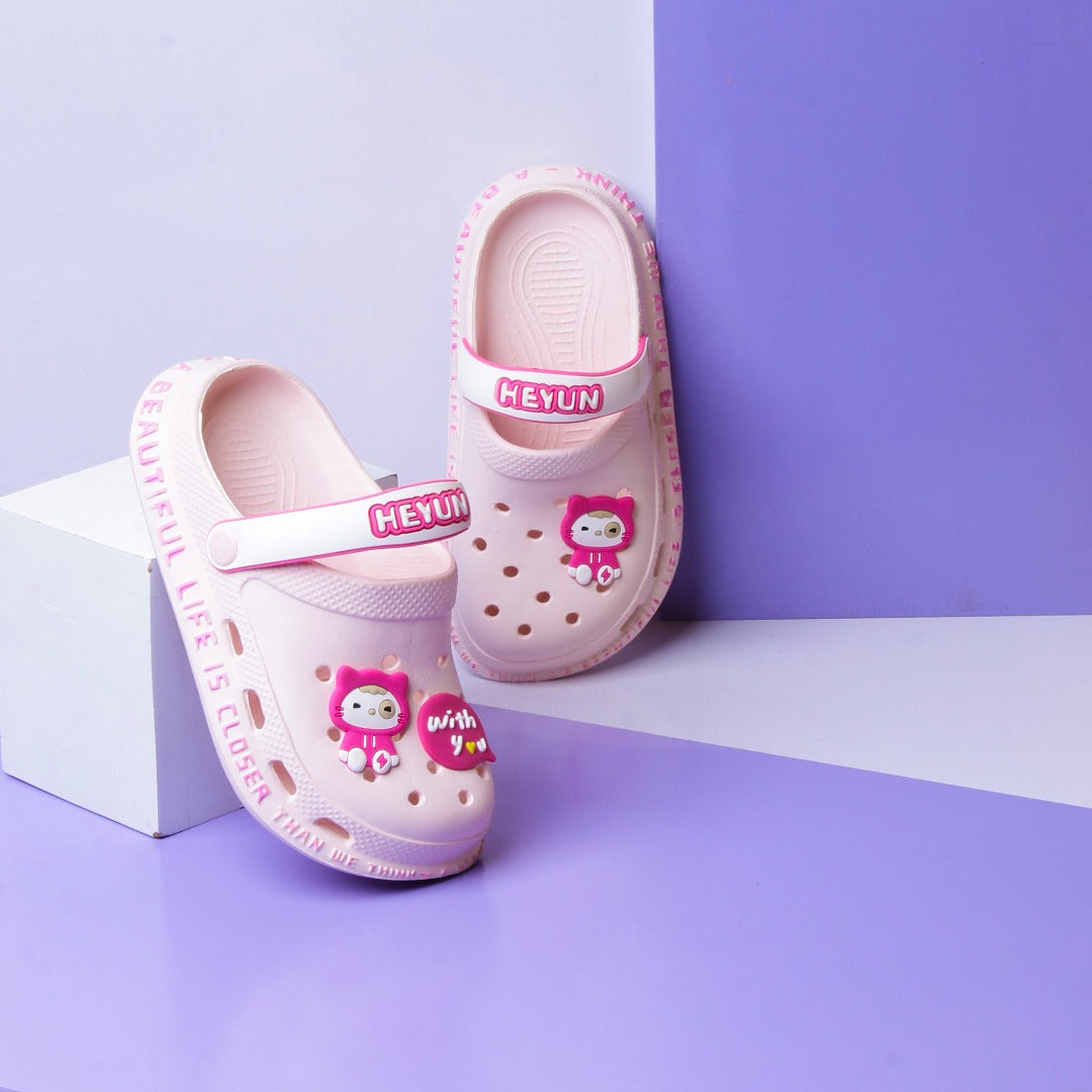 Heyun Kids Slippers (Pink) - waseeh.com