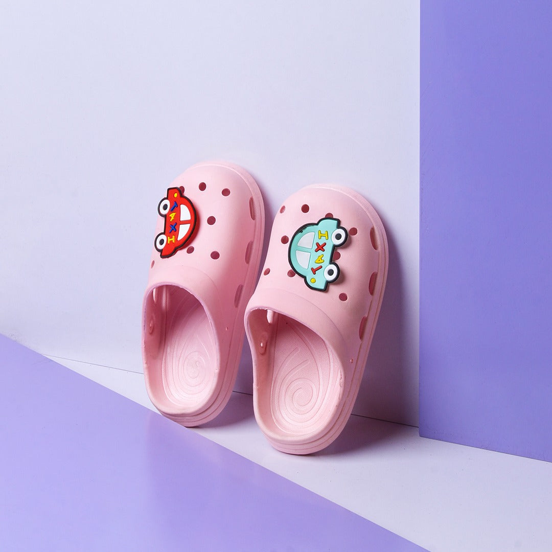 Taxi Run Kids Slippers (Pink) - waseeh.com