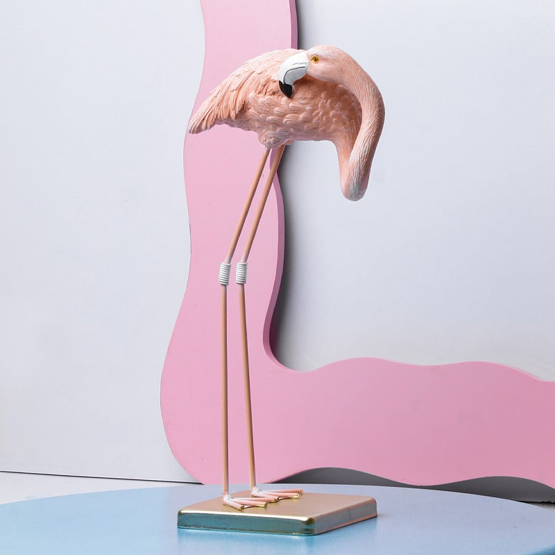 Flamingo Statue Decor - waseeh.com