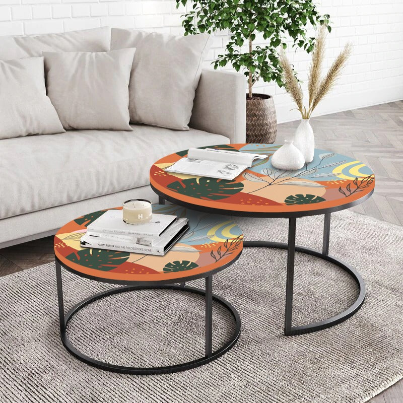 Maywood Nesting Living Loung Drawing Room Centre Tables (Set of 2) - waseeh.com