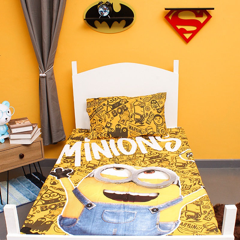 Minions Signs of Joy Bedsheet - waseeh.com