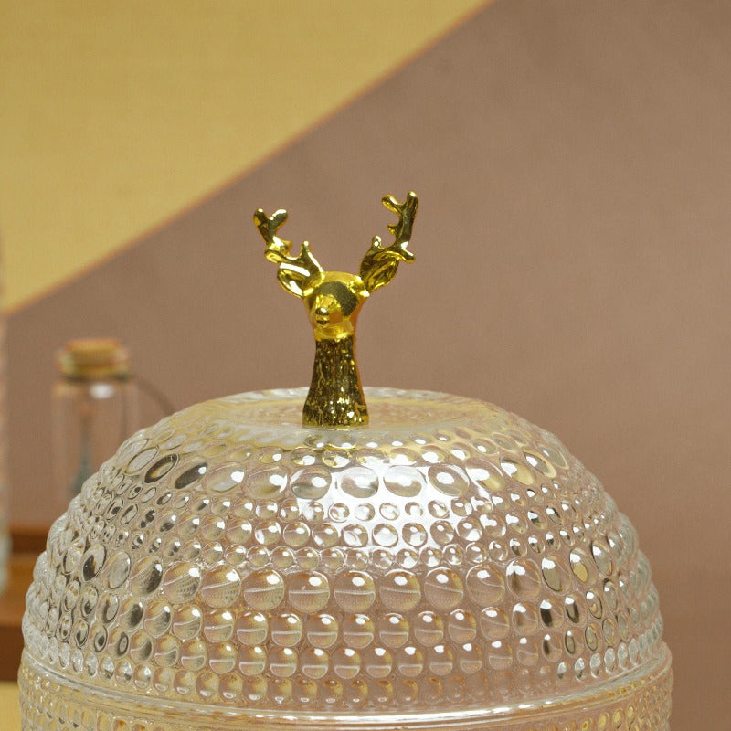 Golden Stag Candy Jar - waseeh.com