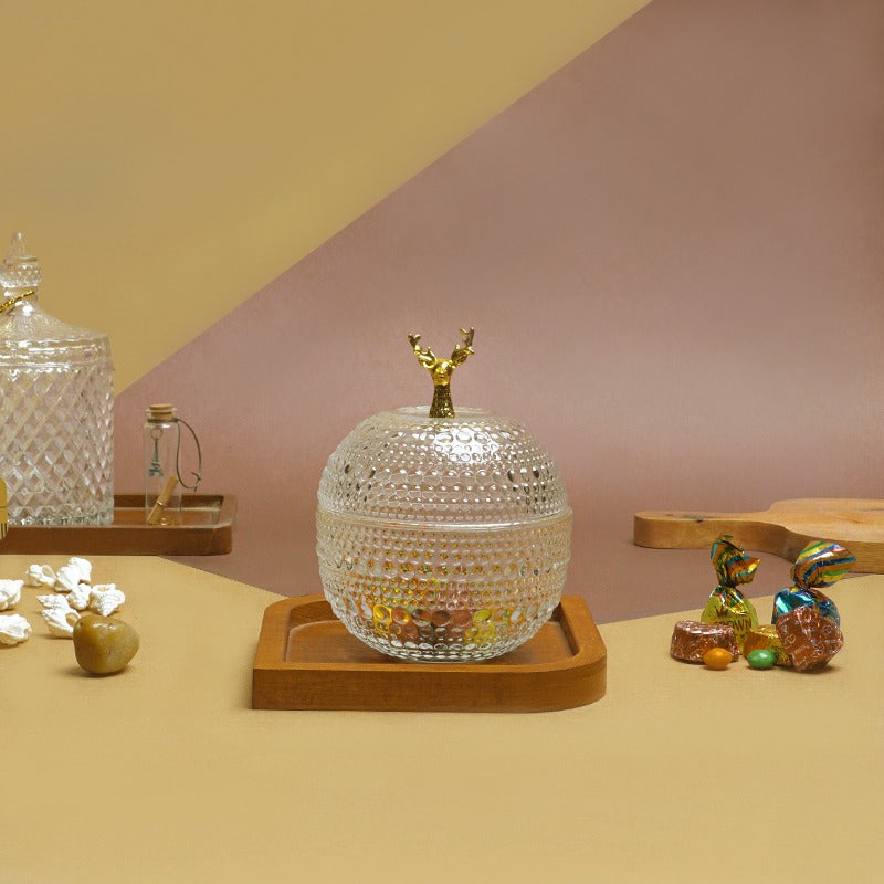 Golden Stag Candy Jar - waseeh.com