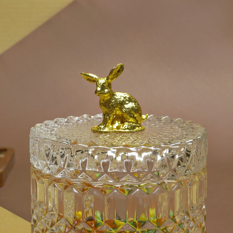 Golden Stag Candy Jar - waseeh.com