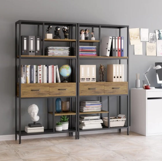 Kaylani Living Room Bookcase Shelve Organizer Storage Rack Decor - waseeh.com