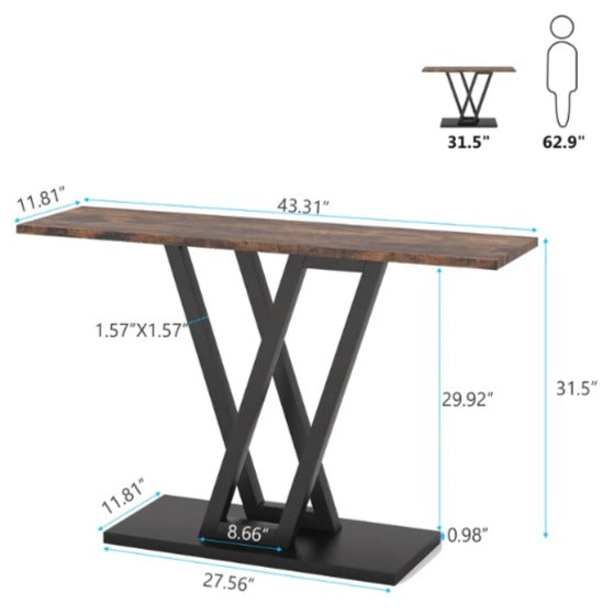 Kadenn Living Dining Room Console Table - waseeh.com