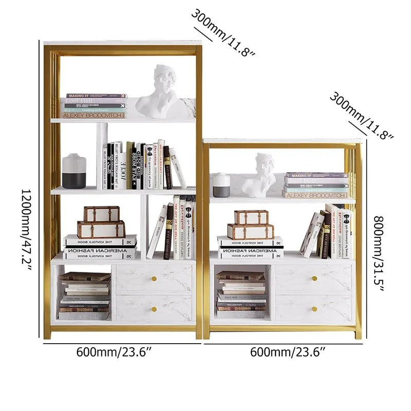 Credenza Bookcase Living Lounge Bedroom Storage Organizer Rack - waseeh.com