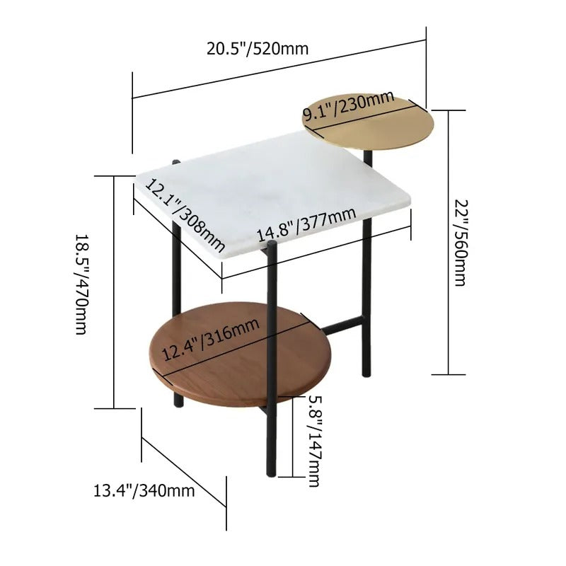 Substitute Living Lounge Drawing Bedroom Modern Side Coffee Serving Table - waseeh.com