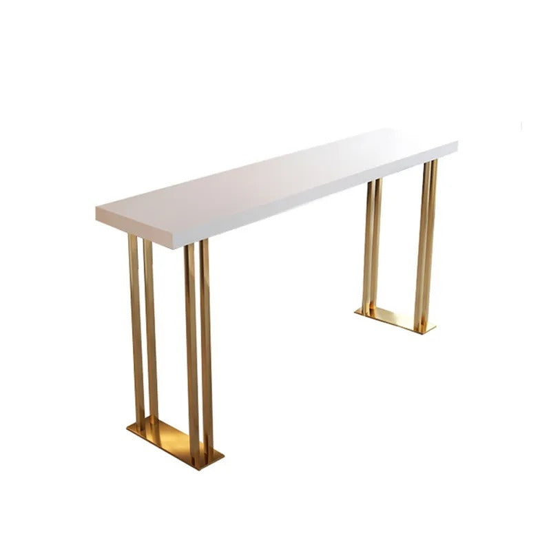 Feigned Living Lounge Drawing Room Counter Breakfast LED Console Table - waseeh.com