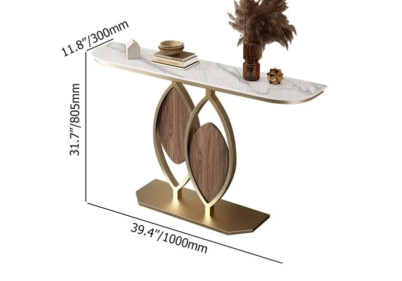 Mock Living Lounge Bedroom LED Entryway Wall Console Table - waseeh.com