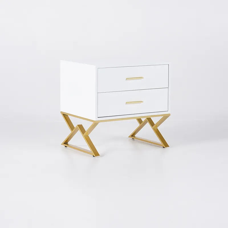 Nugatory Bedroom Lamp Organizer Drawer Side Table - waseeh.com