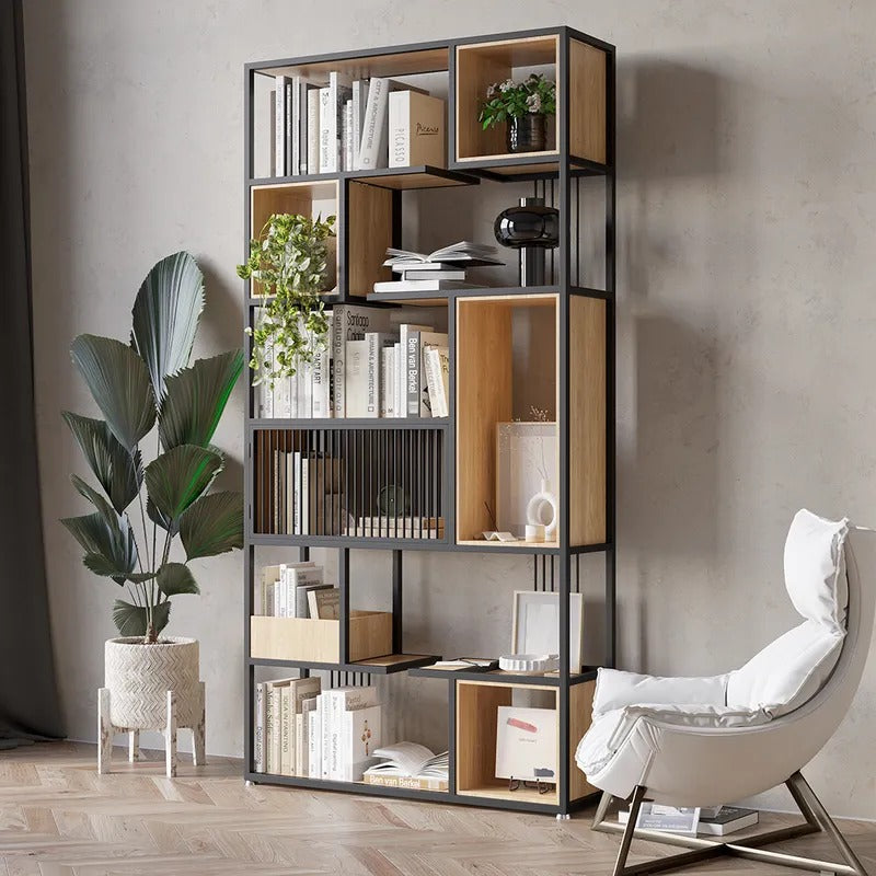 Congruous Lounge Living Room Bookcase Organizer Storage Rack - waseeh.com