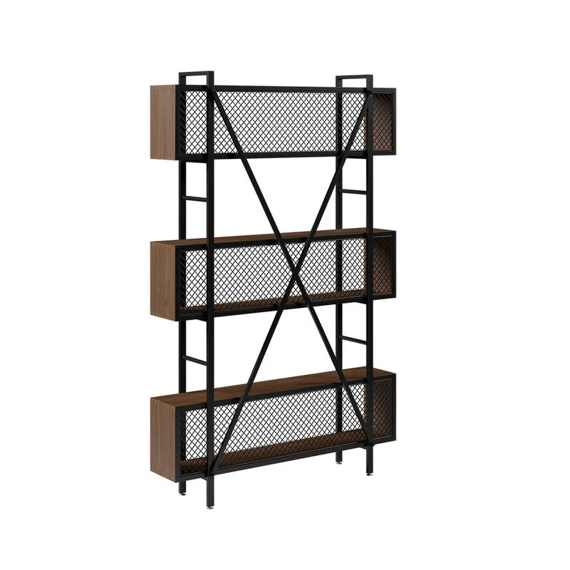 Mesh Etagere Lounge Living Room Bookcase Organizer Storage Rack - waseeh.com