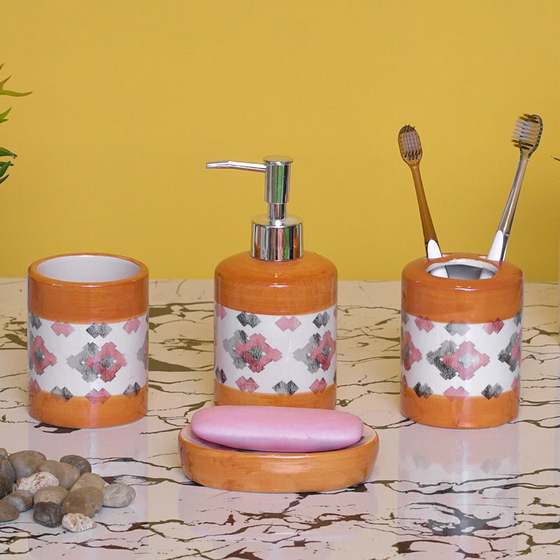 Leen Printed Bathroom Set - waseeh.com