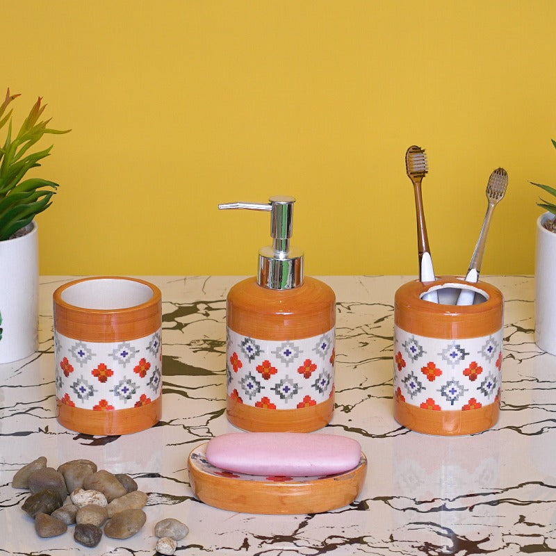 Leen Printed Bathroom Set - waseeh.com