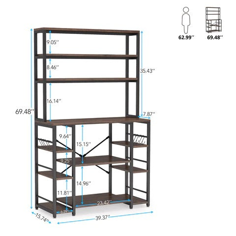 Diverse Oven Kitchen Utensils Cups Spice Storage Organizer Bakers Rack - waseeh.com