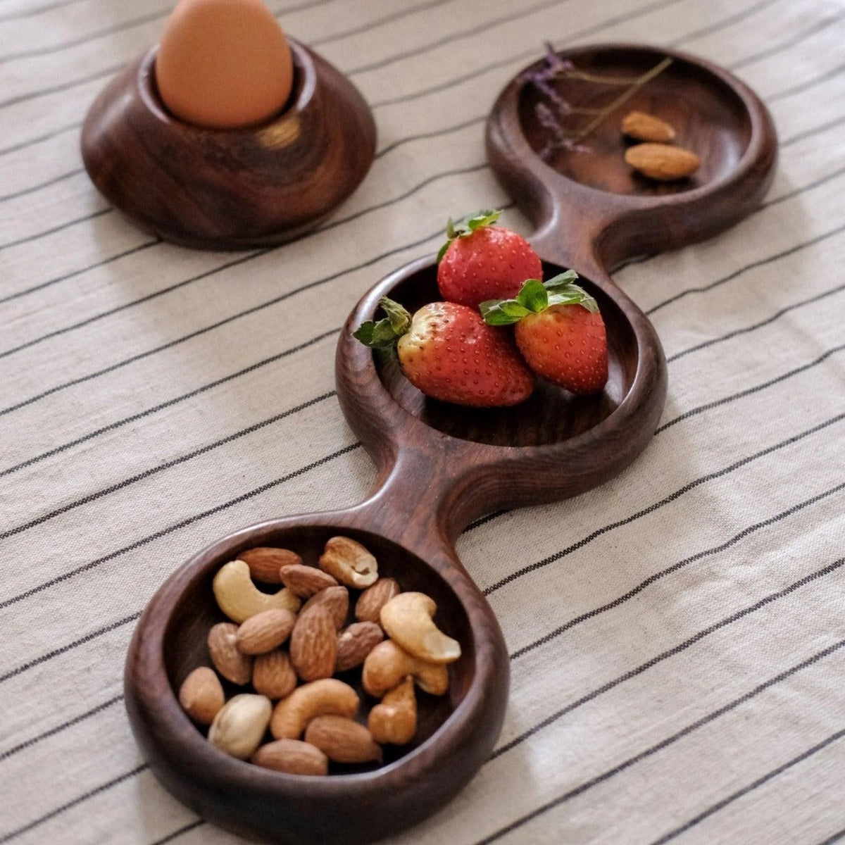 Triple O Dry Fruit Wooden Platter