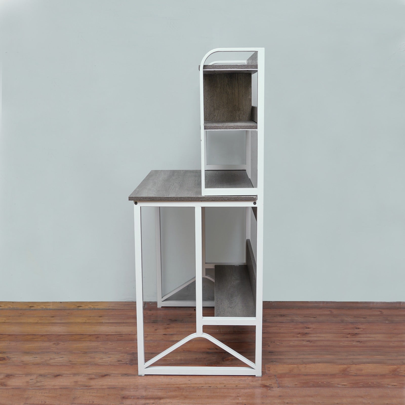 Liuzh Computer Desk Table Bookshelf Integrated Table