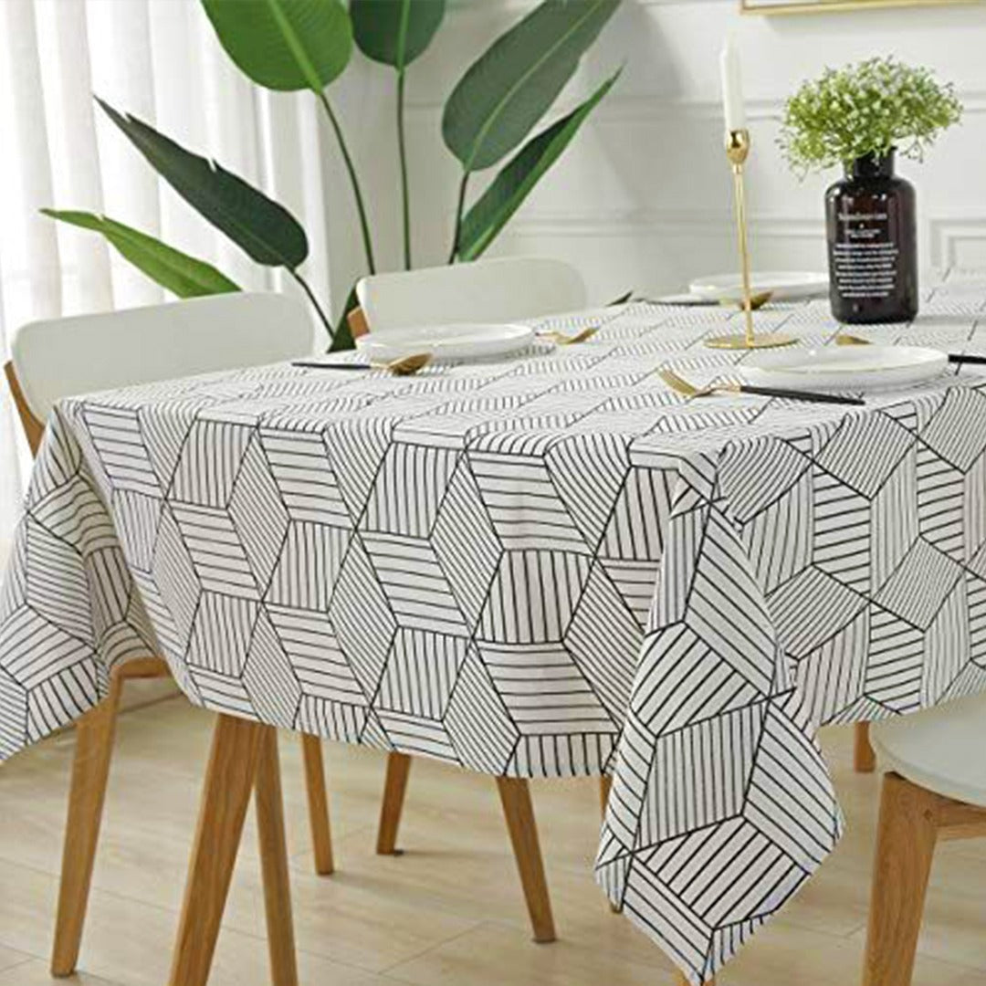 Classy Printed Duck Cotton Table Cover