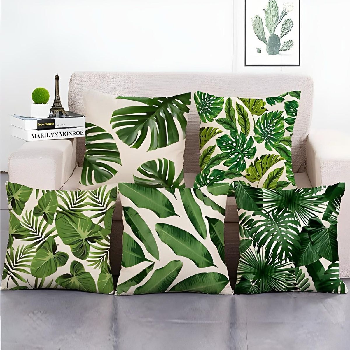 Hinter Living Room Sofa Cushion Covers (Set of 5)