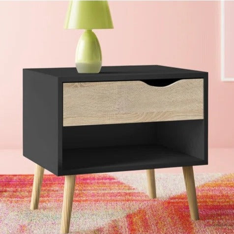 Subsist Nightstand Bedside Table With Drawer