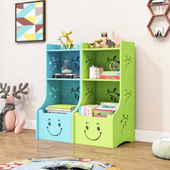 Childrens Bookcase Shelve Bedroom Organizer Storage Rack - waseeh.com