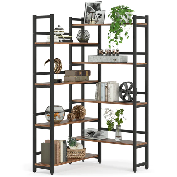 Taboret Corner Living Bedroom Bookcase Organizer Storage Rack Decor - waseeh.com