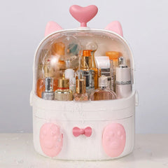 Rocky Penguin & Kitty cosmetic organizer - waseeh.com