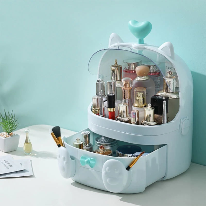 Rocky Penguin & Kitty cosmetic organizer - waseeh.com