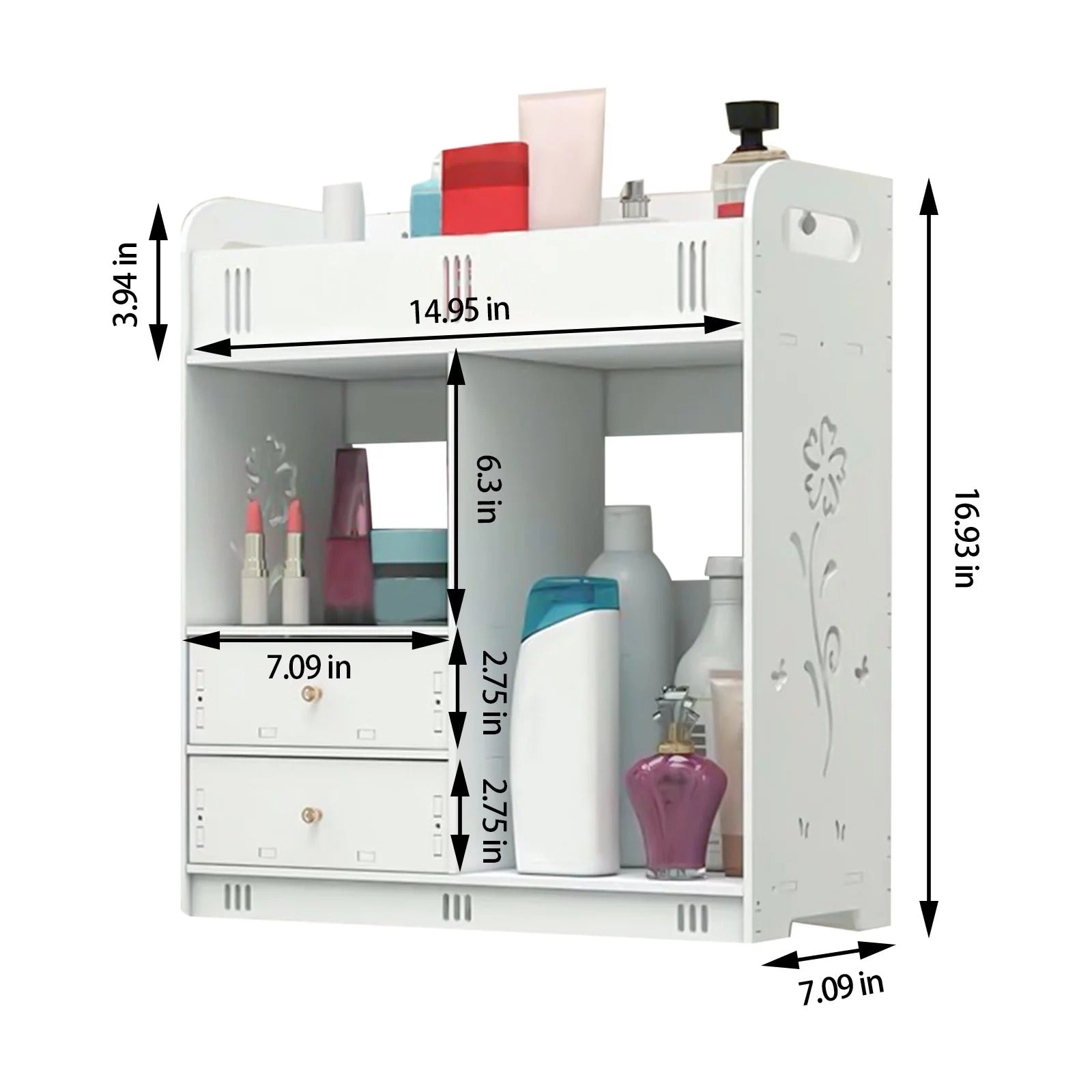 Wall Mounted Hanging shelf Cabinet