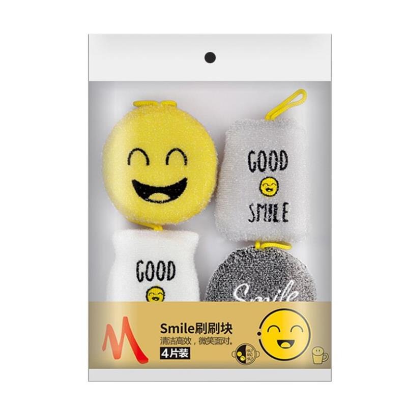 Thick Smiley Face Sponge - waseeh.com