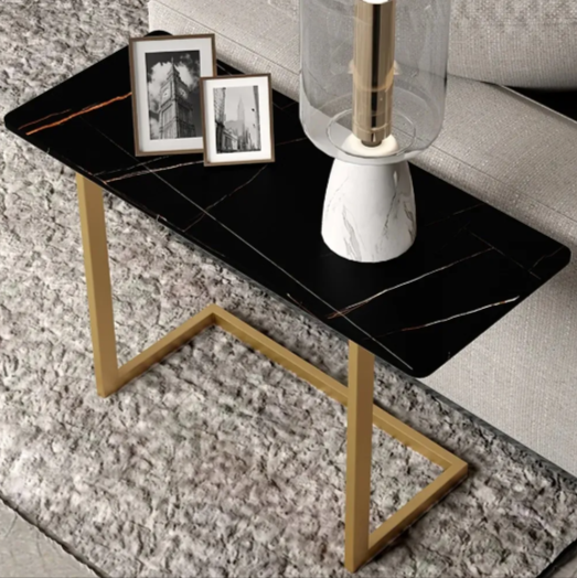 Sintered Stone Home End Side Table - waseeh.com