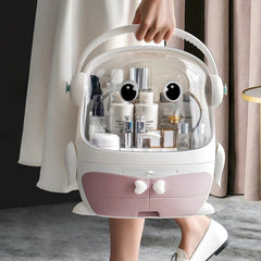 Rocky Penguin & Kitty cosmetic organizer - waseeh.com