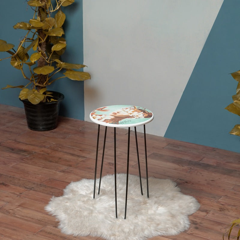 Roman Azalea Living Lounge Center Side Hairpin Table - waseeh.com