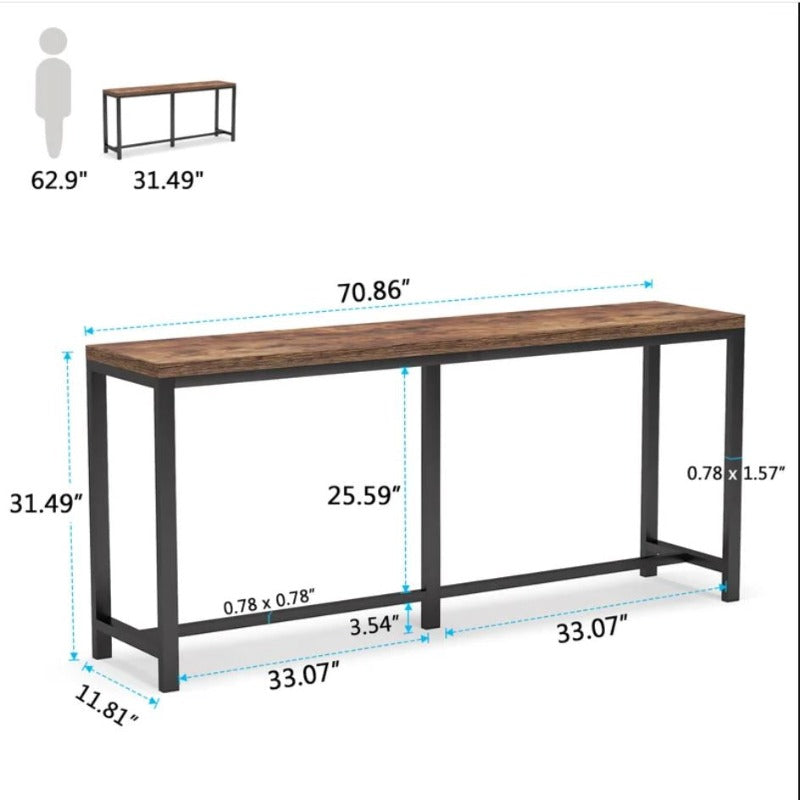 Nagata Entryway Living Lounge Drawing Room Console Table - waseeh.com