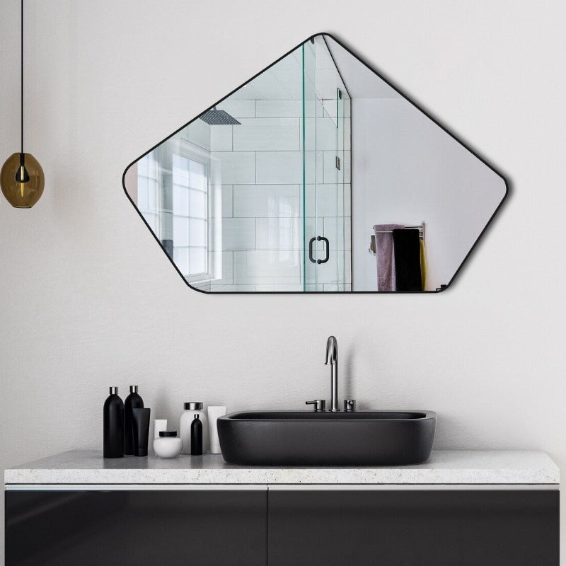 Wide Cones Vanity Wall Decor Mirror - waseeh.com