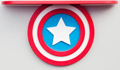 Captain America Marvel Kids Bedroom Floating Organizer Shelve Decor - waseeh.com