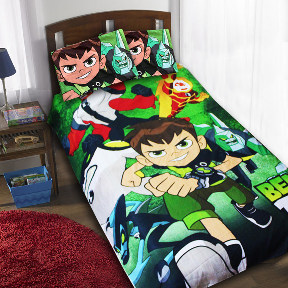 Furious Ben 10 Bedsheet - waseeh.com