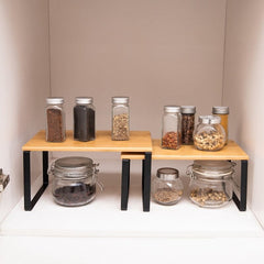 Kitchen Cabinet Shelve Organizer Rack - kitchen shelves - waseeh.com