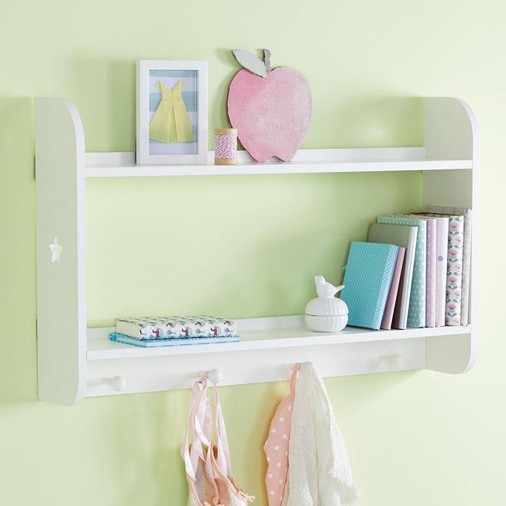 Rustic Star Kids Bedroom Organizer Floating Shelve - waseeh.com