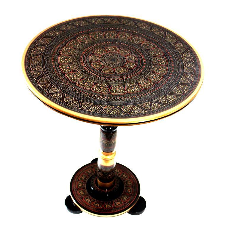 Nakshi Art Wooden Table (16") - waseeh.com