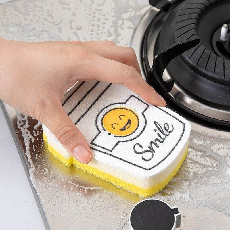 Thick Smiley Face Sponge - waseeh.com